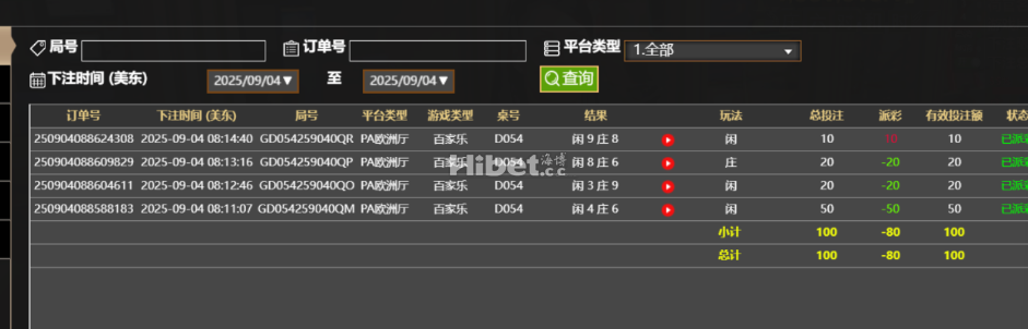 这次的百家乐这个玩的不给力
