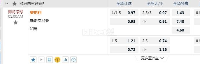 欧国联 1：00 奥地利VS斯洛文尼亚